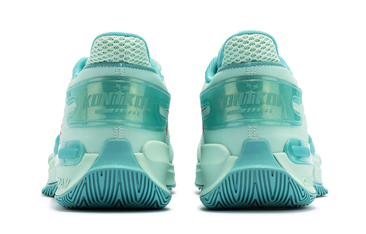 361° Restraint 2 TD Anti-Slip Wear-Resistant Low-Top Basketball Shoes Men's Light Cyan