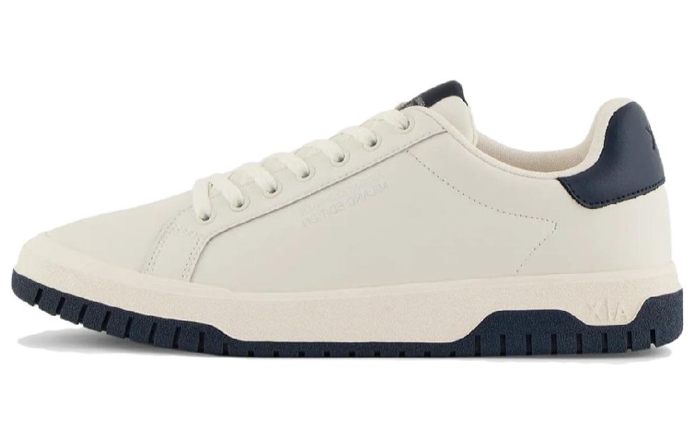 ARMANI EXCHANGE Logo-print Leather Sneakers