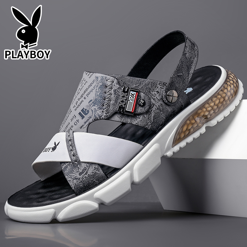Playboy Beach Sandals Men's White купить в интернет-магазине Yoocart с быстрой доставкой по России.