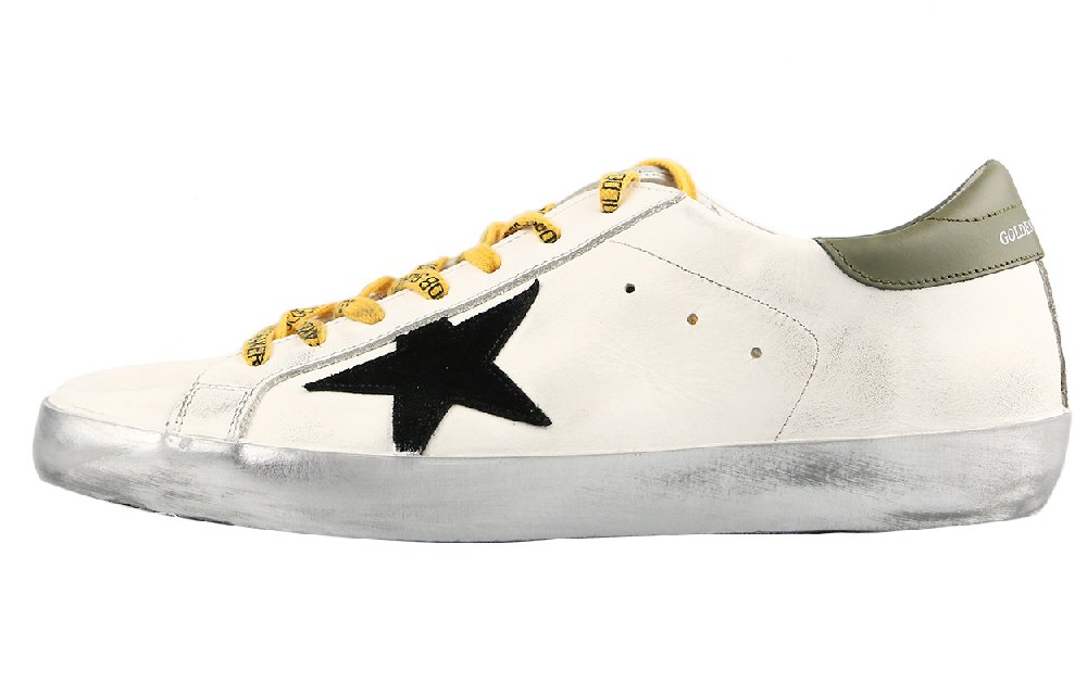 Golden Goose Super-Star Skateboard Shoes Men's White