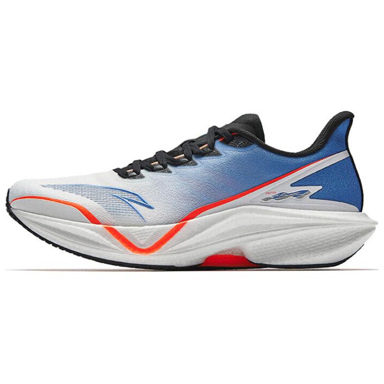 Anta MACH 5.0 Slip Resistant Abrasion Resistant Low top Nitrogen Technology Running Shoes Men's Blue White Black