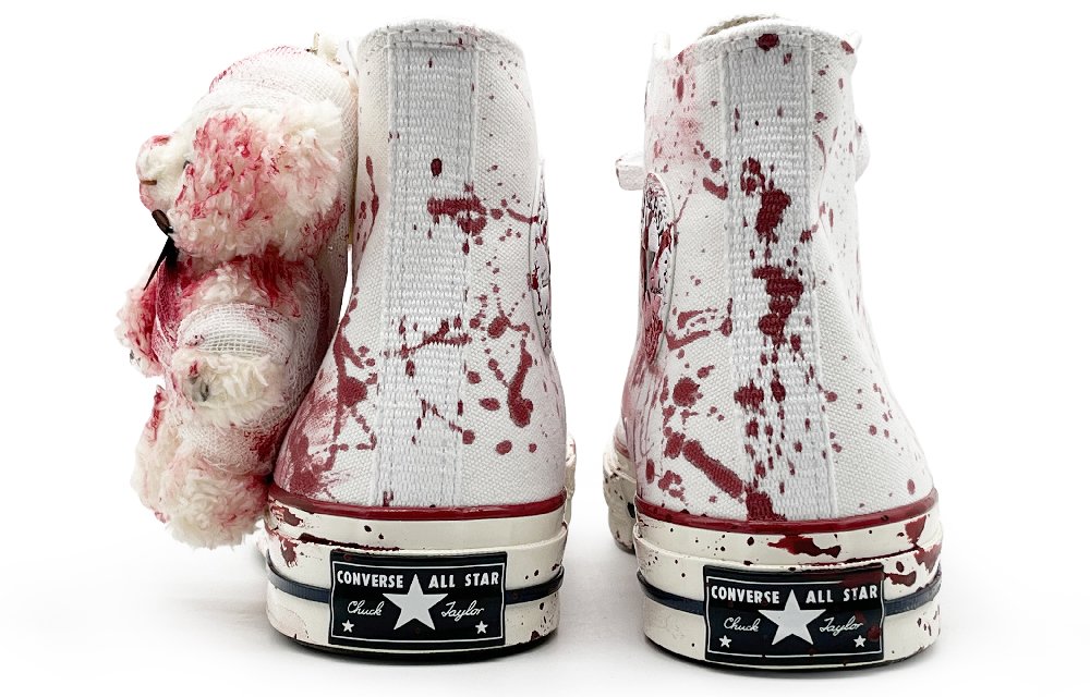 Converse 1970s Canvas Shoes Unisex High-Top White/Black/Red