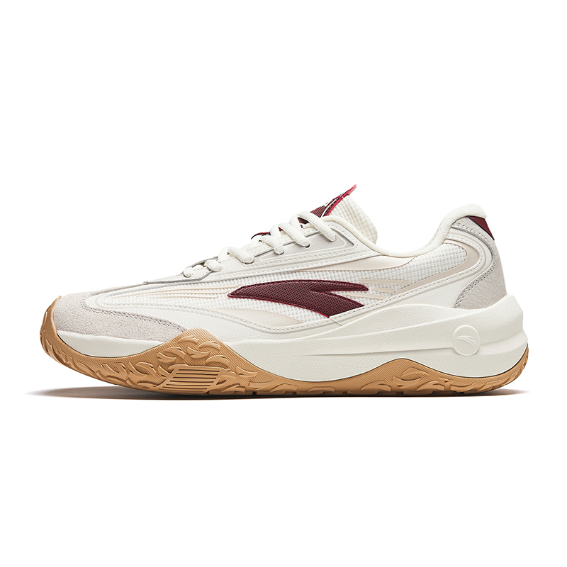 Anta Low Top Casual Shoes Men's White Gray Red
