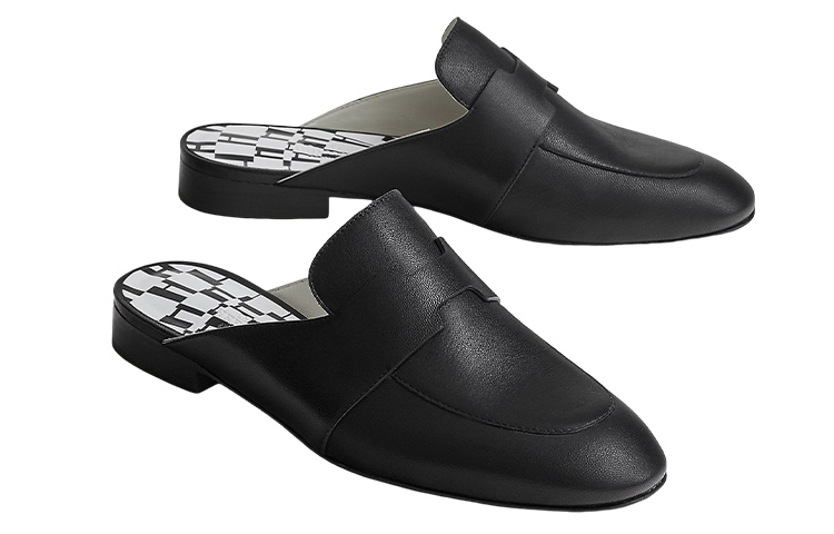 HERMES Catena Antibacterial Closed Toe Slippers Women's Black купить в интернет-магазине Yoocart с быстрой доставкой по России.