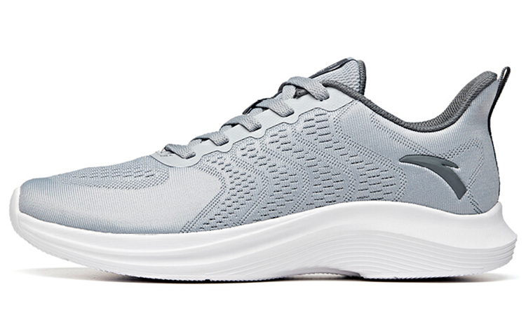 Anta Running Collection Anti-Slip Wear-Resistant Low-Top Running Shoes Mist Gray