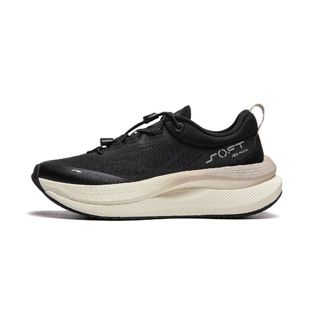 LiNing Soft Go Ma Rebound Anti-Slip And Wear-Resistant Low-Top Casual Shoes Women's Black