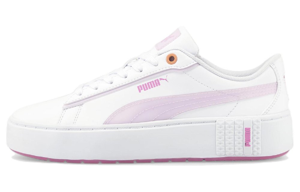 PUMA Smash Platform V2 'Candy White Lavender Fog' Women's