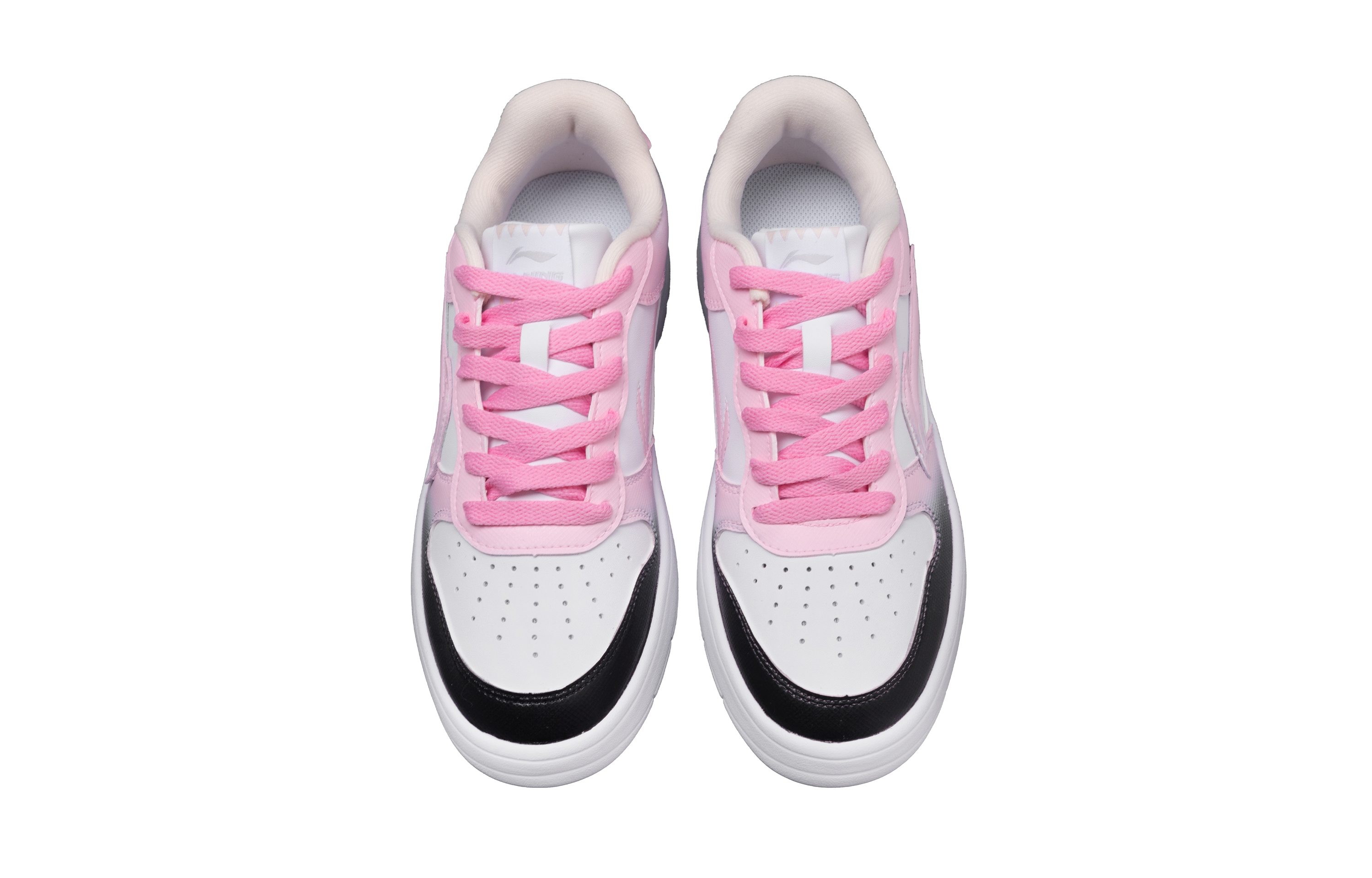 LiNing Pontoon Boats Balanced, Lightweight, And Breathable Low top Skateboard Shoes Women's Black Pink Gradient купить в интернет-магазине Yoocart с быстрой доставкой по России.