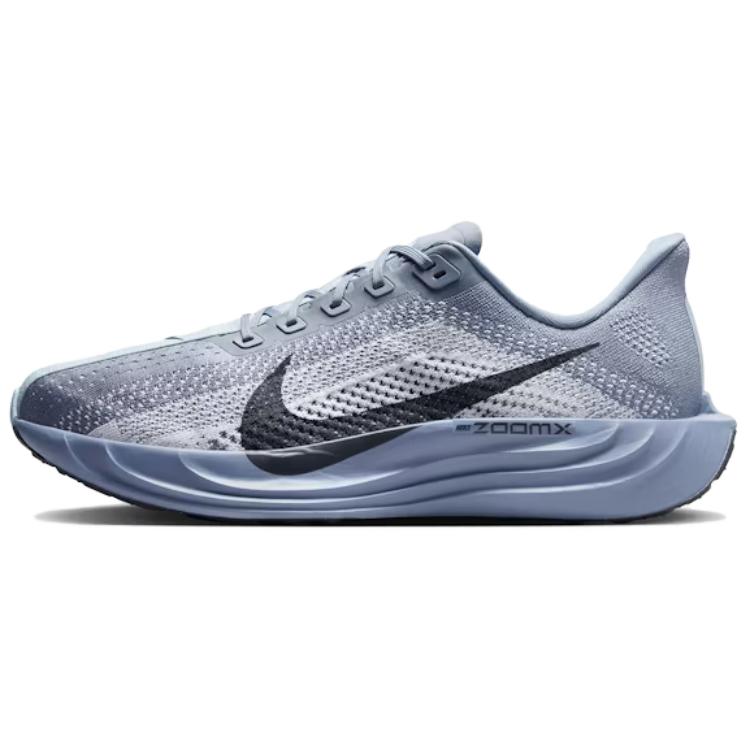 Nike ZoomX Pegasus Plus Abrasion Resistant Low Top Running Shoes Unisex Gray White