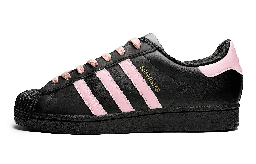 Adidas Originals SUPERSTAR Anti-Slip Wear-Resistant Low-Top Skateboard Shoes Unisex Black