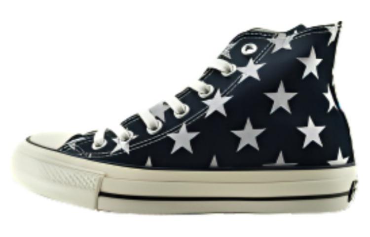 Converse All Star Anti-Slip Wear-Resistant High-Top Canvas Shoes Unisex Black Beige