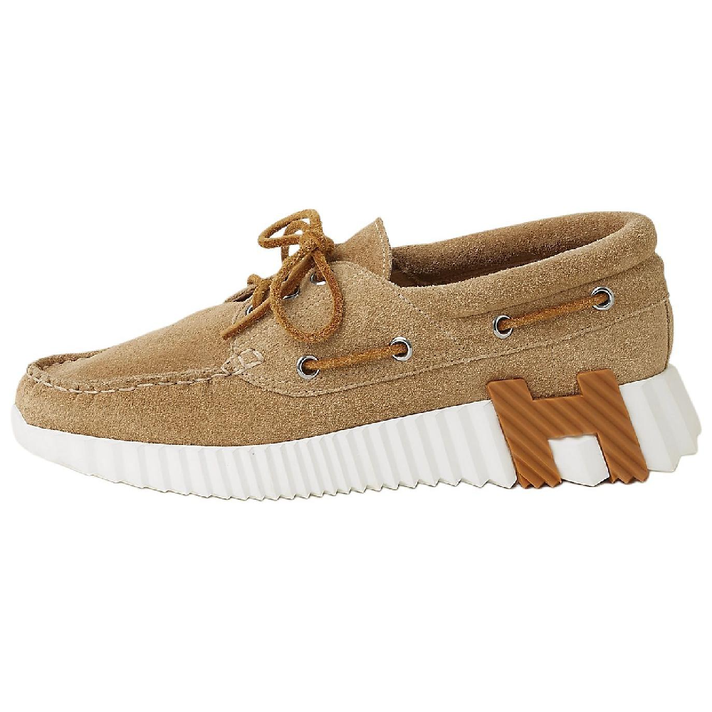 HERMES Ketch Low Top Casual Shoes Women's Umber