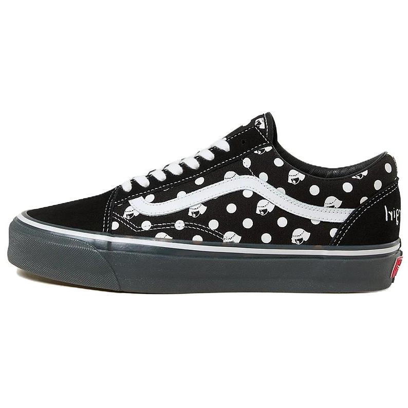 PaperGirl x Vans Old Skool Collection Low Top Skateboard Shoes Unisex Black White