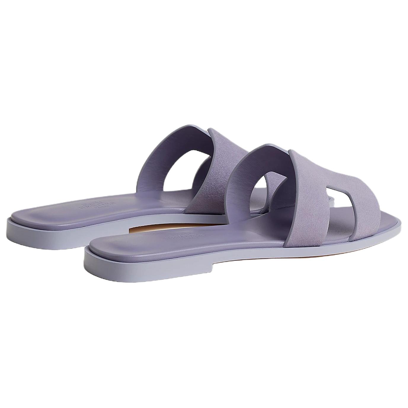 HERMES Oran Slide Slippers 1cm Women's Purple купить в интернет-магазине Yoocart с быстрой доставкой по России.