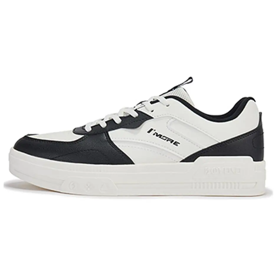 361° Air Force One Water-Resistant Lightweight Low-Top Skateboard Shoes Men's White Black