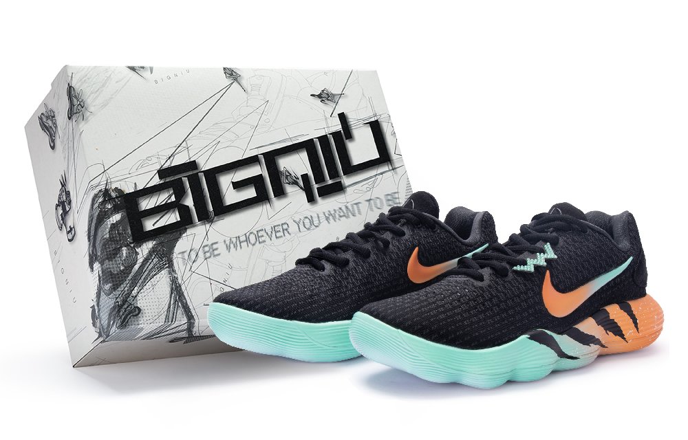 Nike Hyperdunk 2017 Basketball Shoes Men Low-Top Black