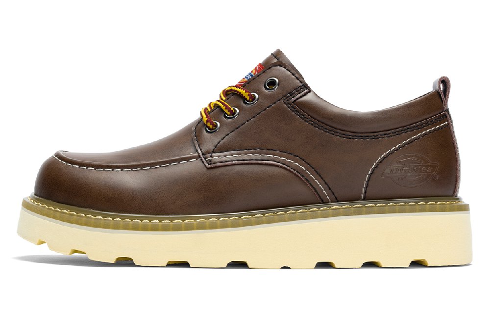 Dickies Low Top Work Boots Men's Dark Brown