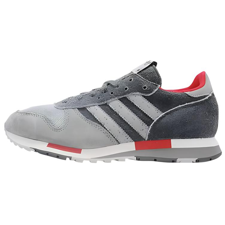 Adidas Originals Cushioning Slip Resistant Low Top Casual Running Shoes Men's Black Gray