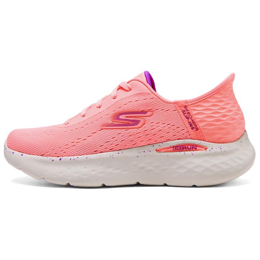 Skechers Go Run Lite Anti Slip Wear Resistant Low Top Running Shoes Women's Pink