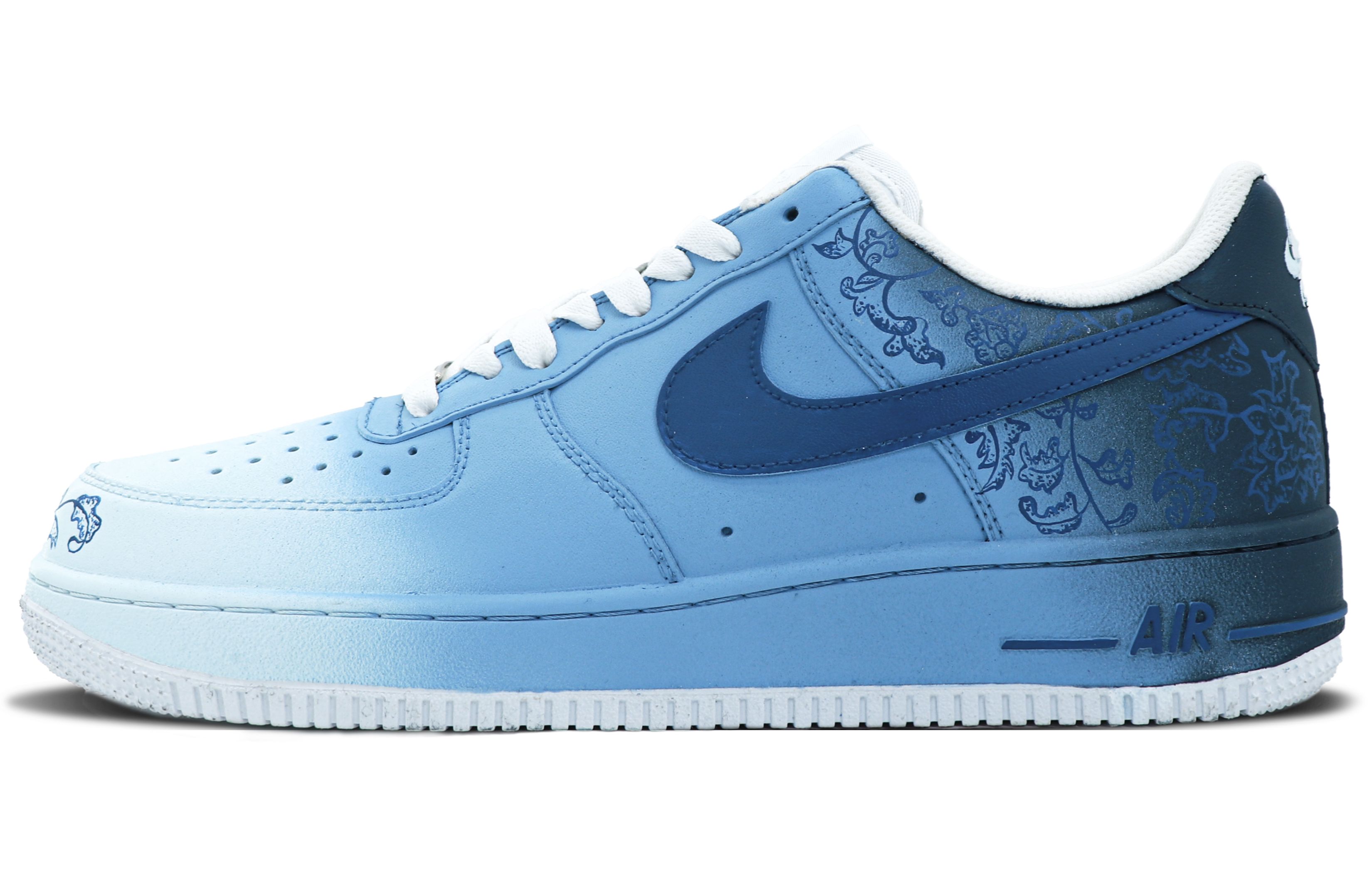 Nike Air Force 1 Anti Slip Wear Resistant Low Top Skateboard Shoes Men's White
