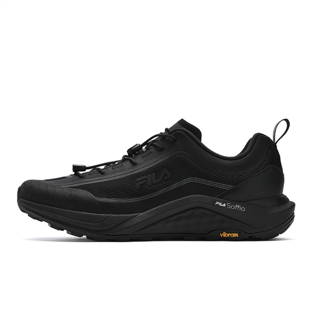 FILA WOLF 2+ Abrasion Resistant, Breathable, Lightweight Low Top Outdoor Shoes Men's Black
