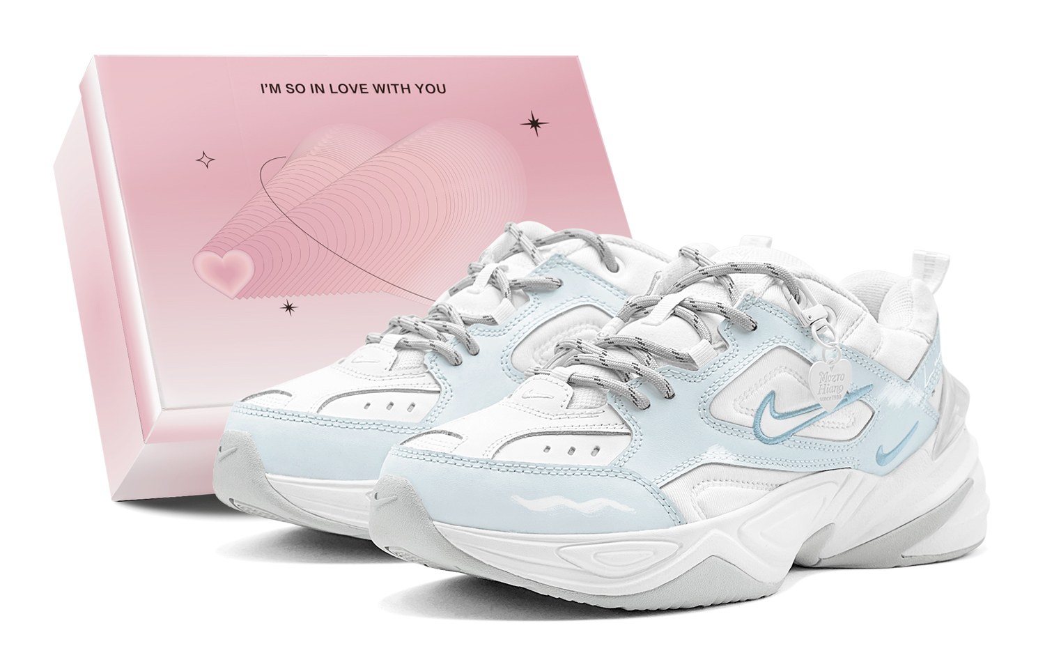 Nike M2K Tekno Chunky Sneakers Women's Low top White