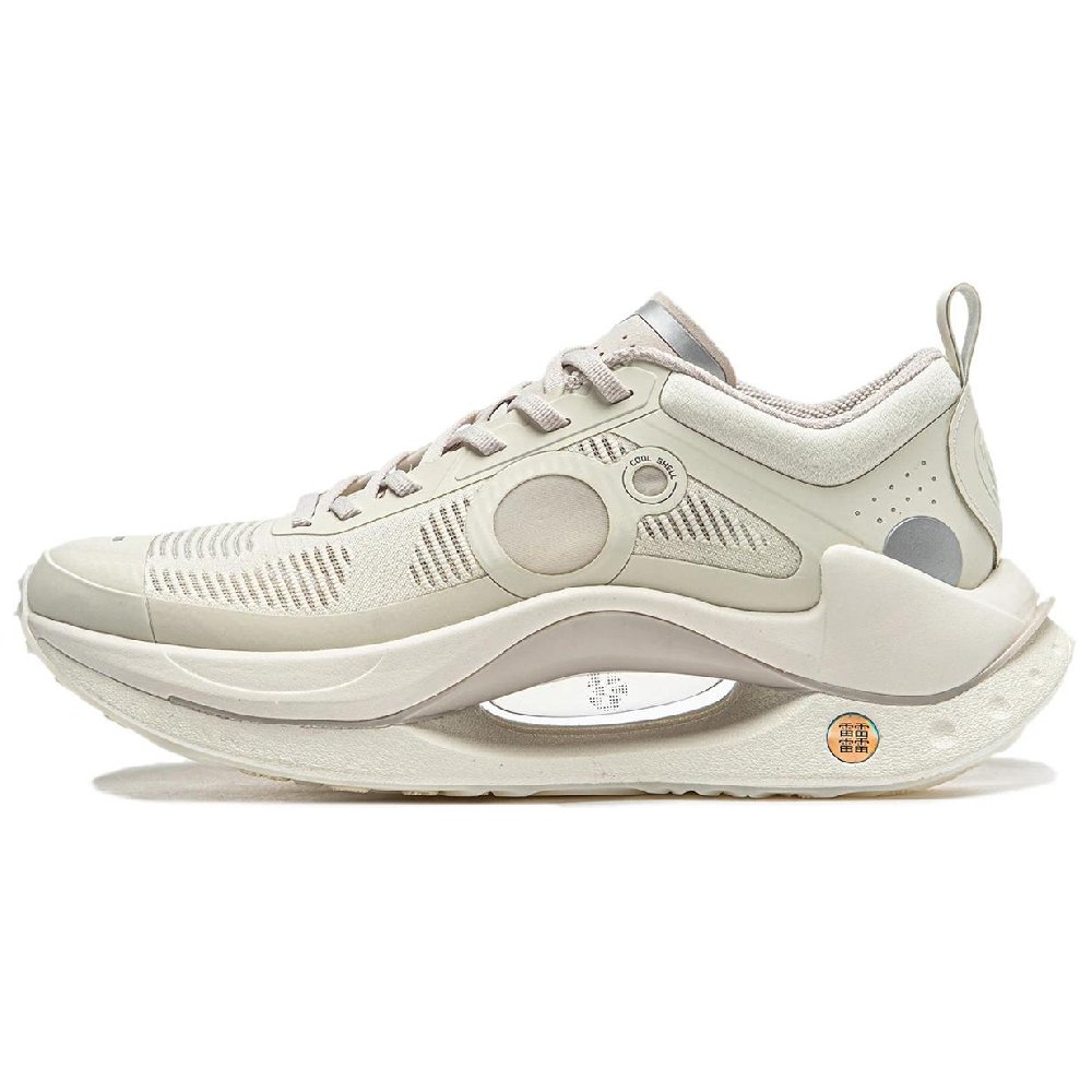 LiNing Jueying CRC Cushioned Slip-Resistant Low-Top Casual Shoes Women's Gel Yellow