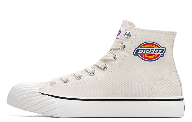 Dickies Canvas Shoes Unisex High-Top Beige