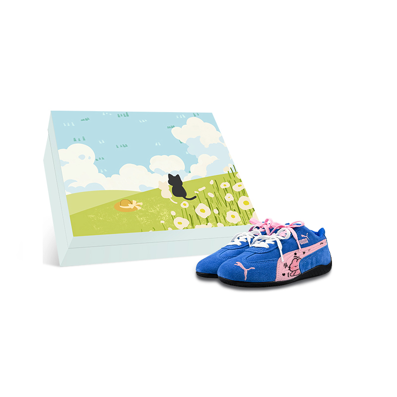 PUMA Speedcat Collection Abrasion Resistant Low Top Casual Shoes Unisex Blue