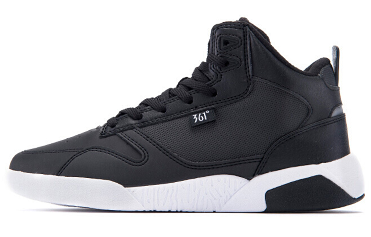 361° Thermal Slip Resistant Cushioning Abrasion Resistant Mid Top Winter Padded Skateboard Shoes Women's Black White