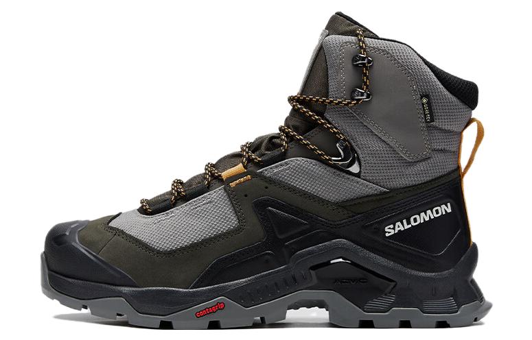 SALOMON Quest Element High-Top Hiking Hiking Shoes Men's Gray