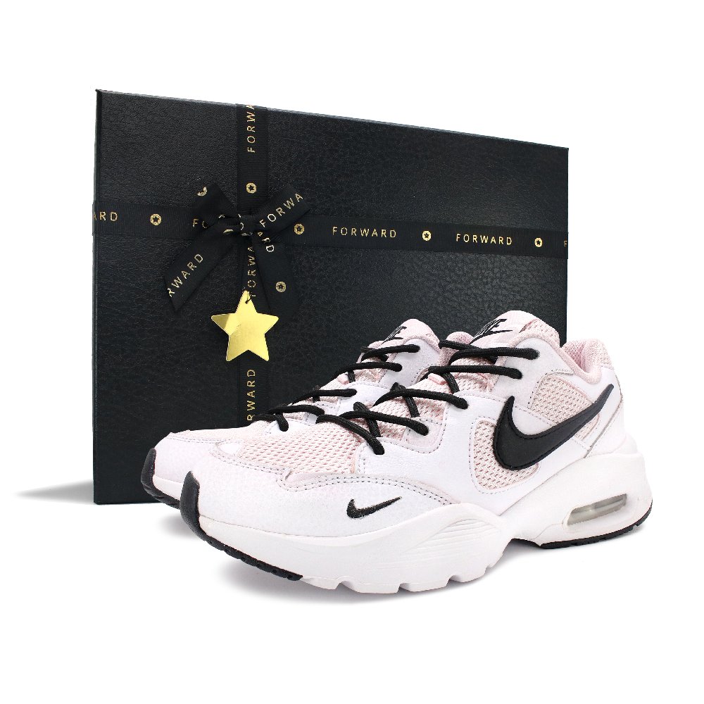 Nike Air Max Fusion Abrasion Resistant Low Top Running Shoes Women's Black Pink White