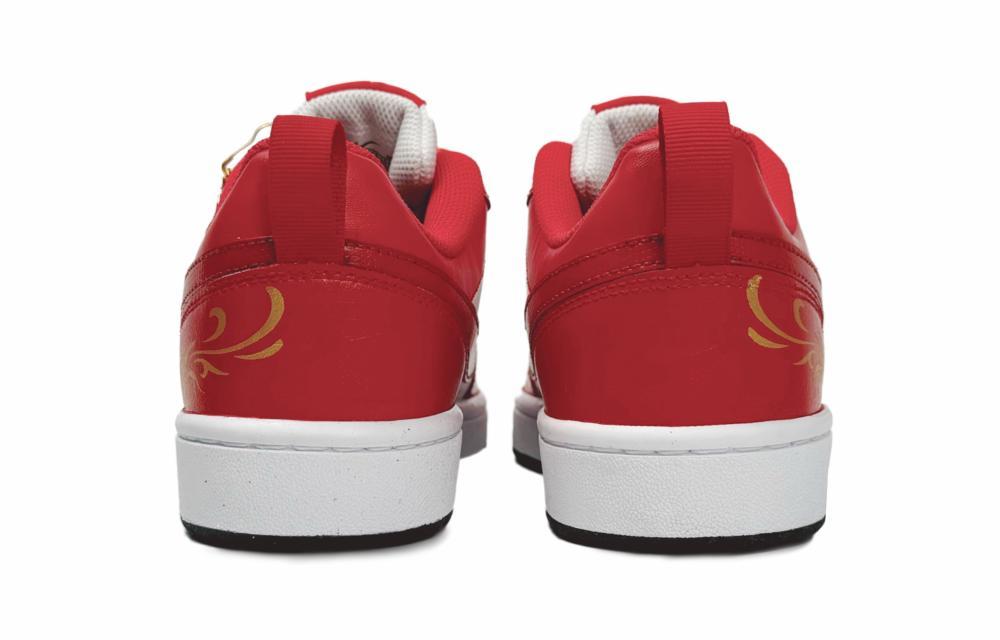 Nike Court Borough Low-Top Skateboard Shoes GS Red White купить в интернет-магазине Yoocart с быстрой доставкой по России.