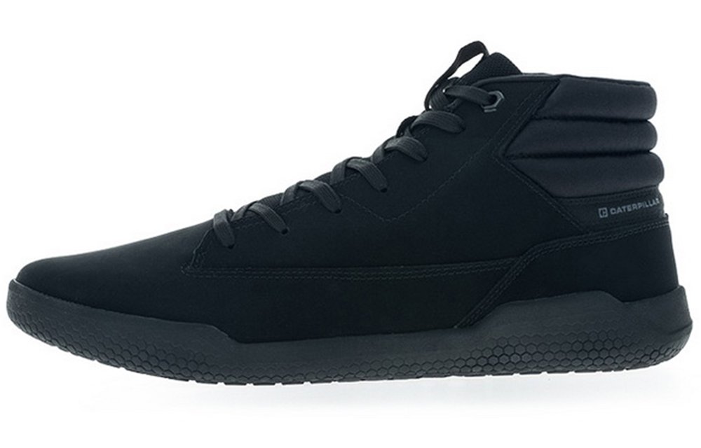 CAT Women's Casual Shoes Unisex High-Top Black