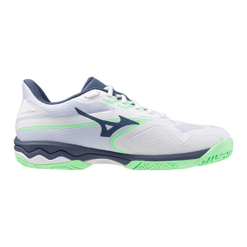 Mizuno Wave Exceed Light 2 Ac 'White Vintage Indigo Mint' купить в интернет-магазине Yoocart с быстрой доставкой по России.