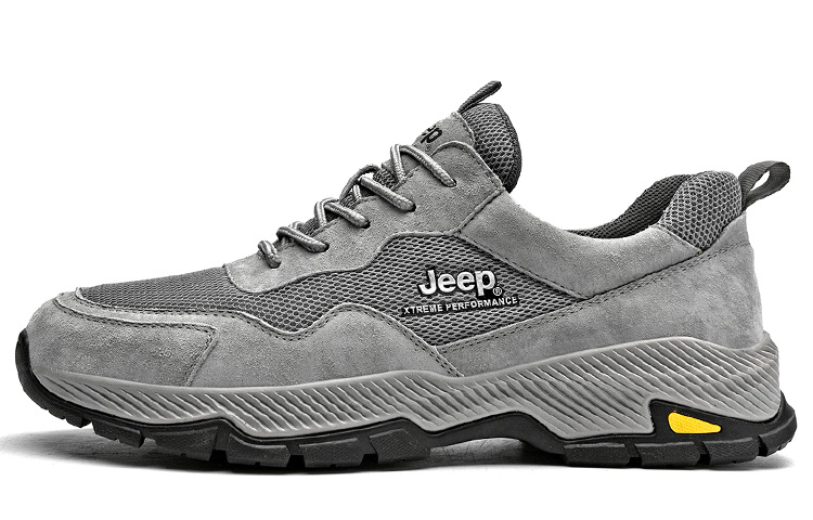 Jeep Mountaineering & Hiking Shoes Men Low Top Gray