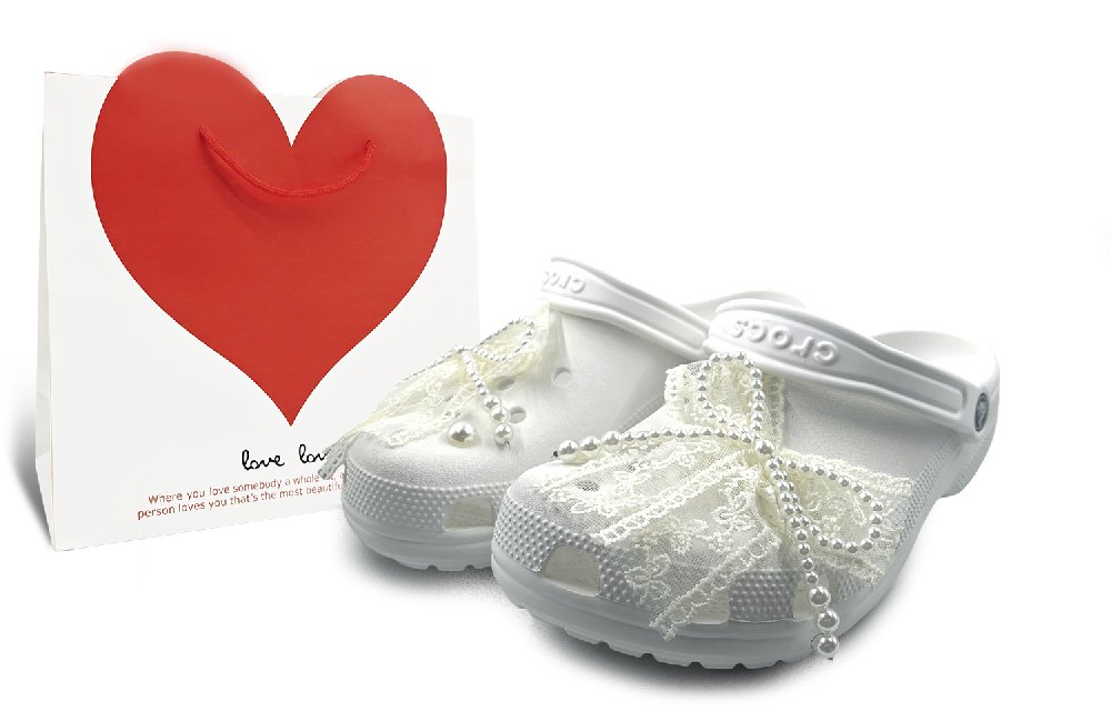 Crocs Classic Clog SIN3A Pearl Girlish Clogs Unisex White
