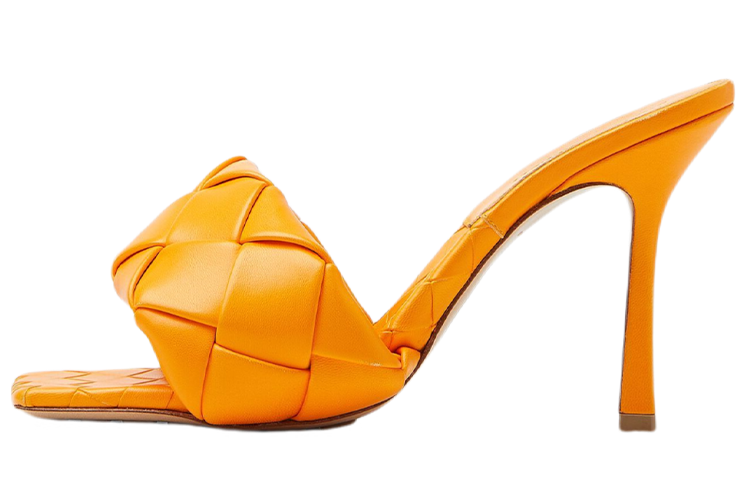 Bottega Veneta Lido Stylish Sandals Women's Orange