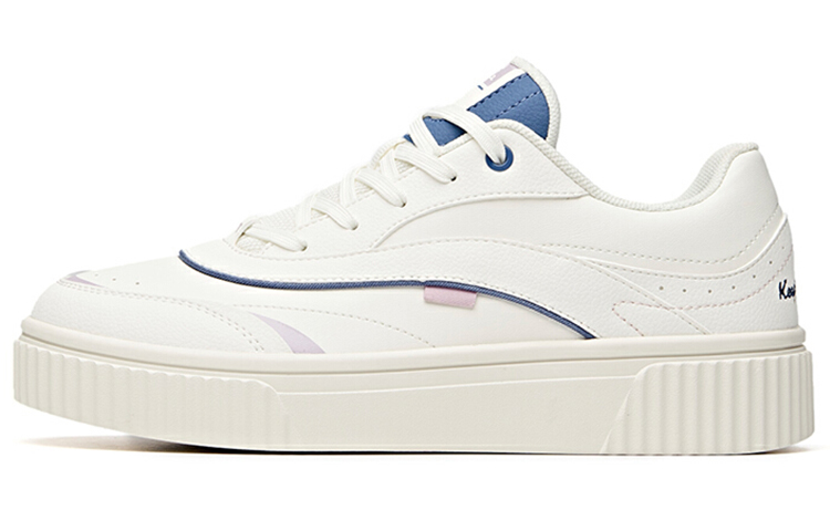 Anta Life Collection Anti-Slip Wear-Resistant Low-Top Skateboard Shoes Women's White Blue