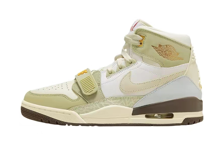 Jordan Legacy 312 High-Top Vintage Basketball Shoes Men's Green Black