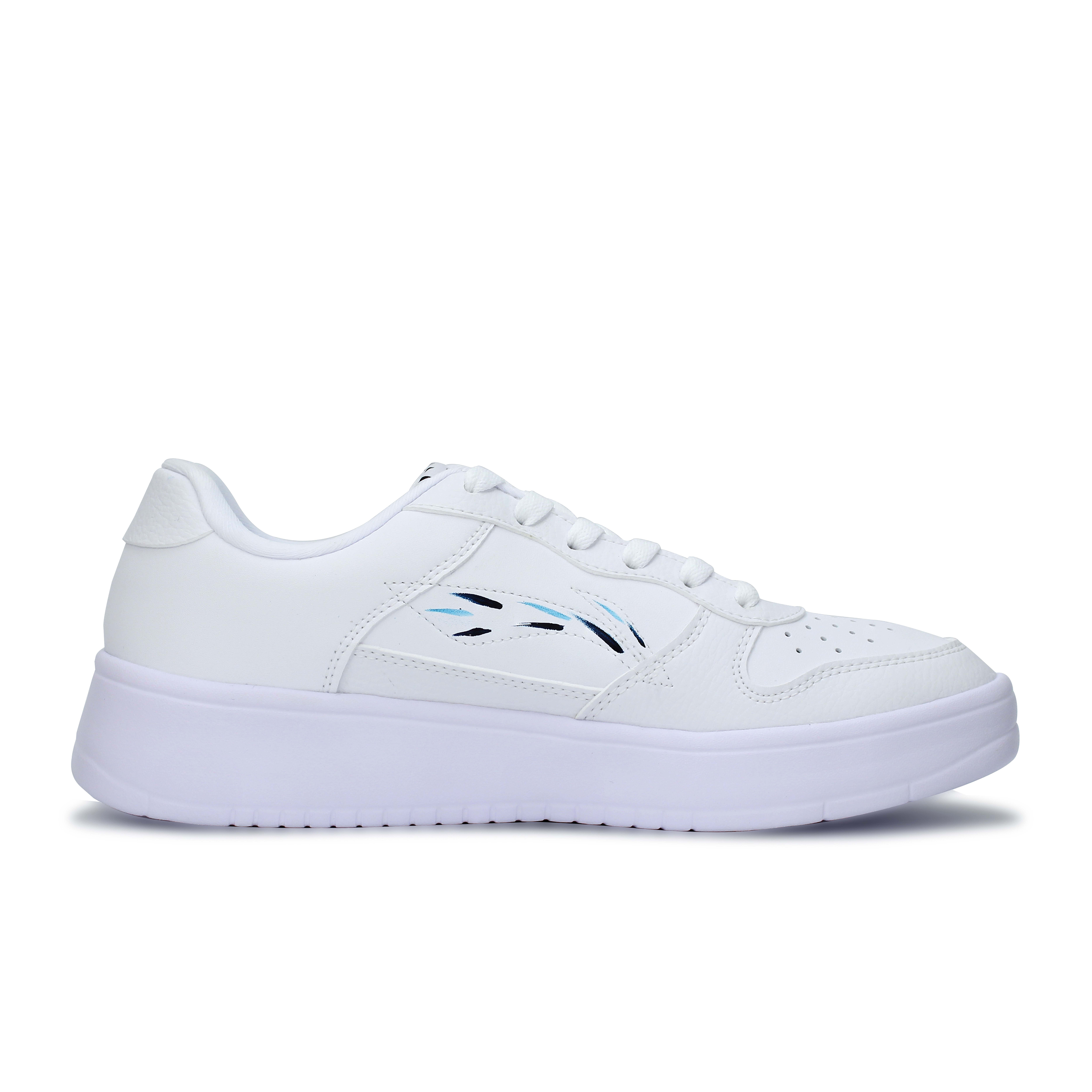 LiNing Pontoon Boats Wear resistant And Lightweight Low top Skateboard Shoes Unisex White