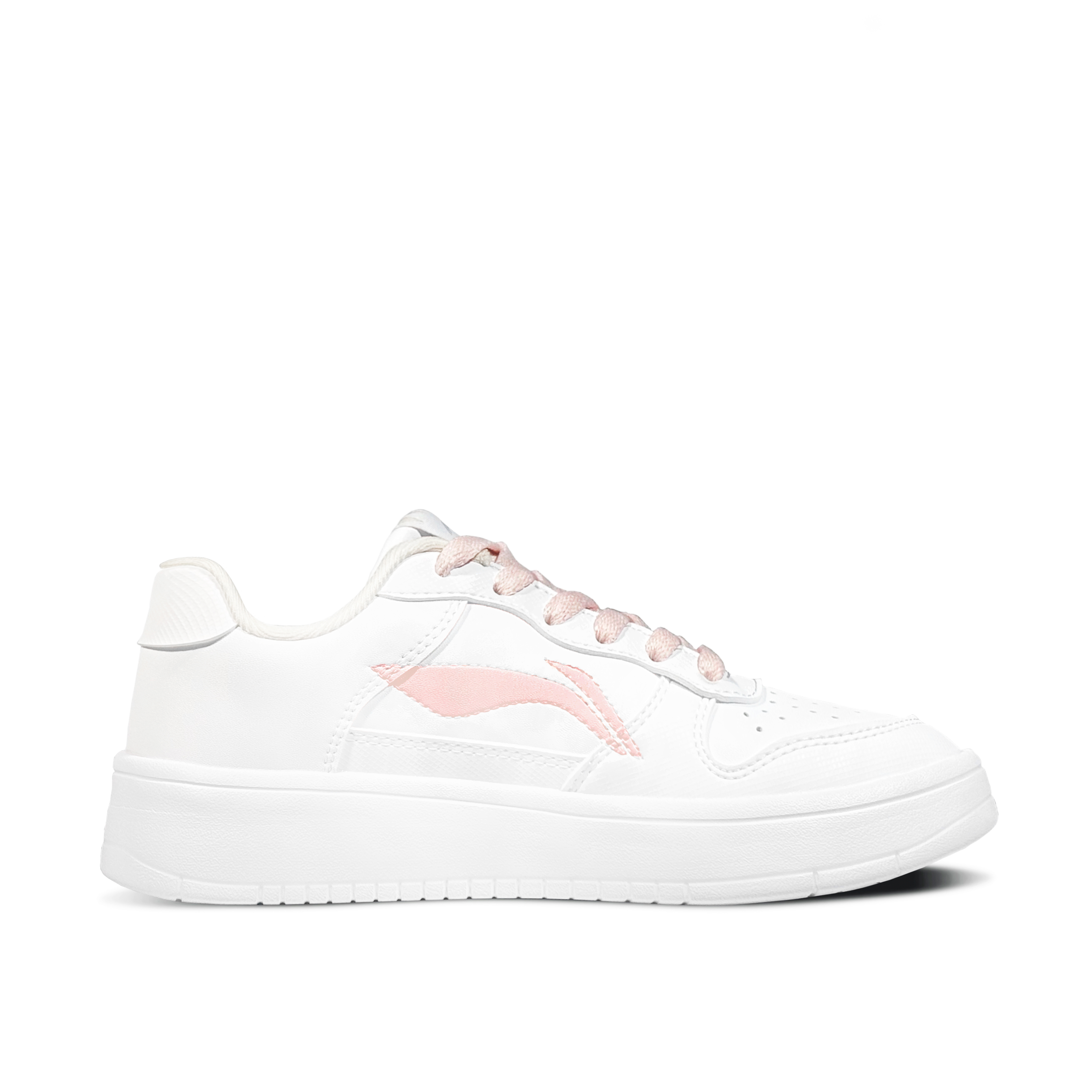 LiNing Pontoon Boats Slip Resistant, Abrasion Resistant, Breathable Low Top Skateboard Shoes Women's Pink White купить в интернет-магазине Yoocart с быстрой доставкой по России.