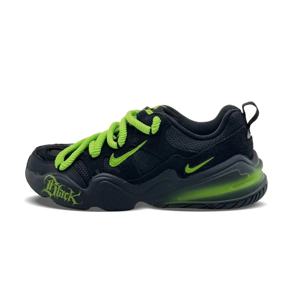 Nike Tech Hera Abrasion Resistant Low top Casual Shoes Unisex Black Green