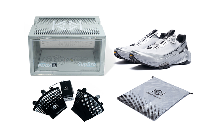 KAILAS FUGA DU BOA Anti Slip Wear Resistant Low Top Running Shoes Women's Silver White Box Limited Edition