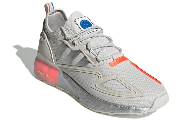 Adidas Zx 2K Boost Grey One Solar Red купить в интернет-магазине Yoocart с быстрой доставкой по России.