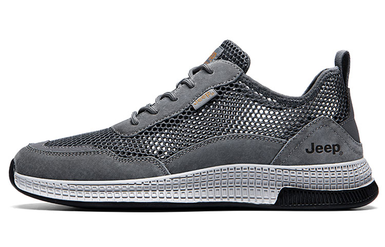 Jeep Spirit Breathable, Abrasion Resistant, Lightweight Low Top Casual Shoes Men's Gray