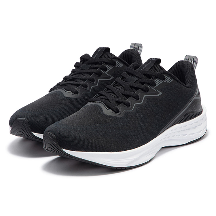 361° Flying Fish 3.0 Cushioning, Slip Resistant, And Abrasion Resistant Low Top Casual Running Shoes Men's Black White