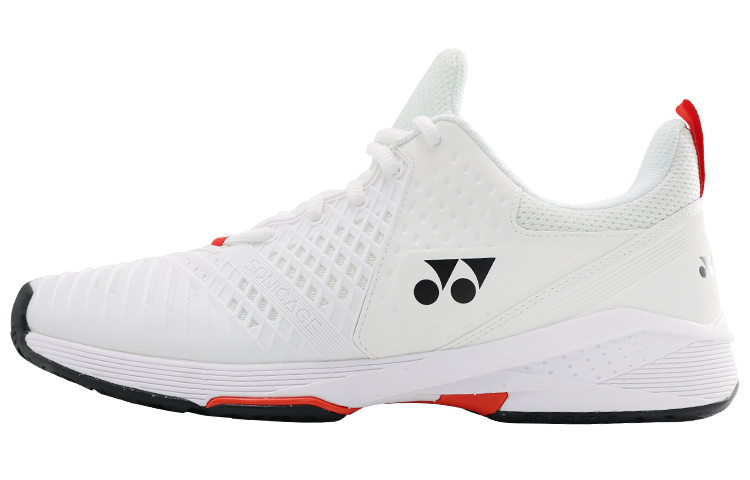 YONEX S3 Collection Coverage Rebound Low Top Tennis Shoes Unisex White Red