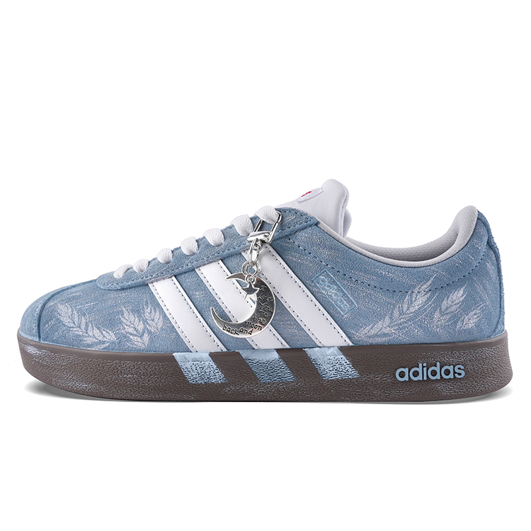 Adidas VL COURT 2.0 Low Top Skateboard Shoes Unisex Blue White