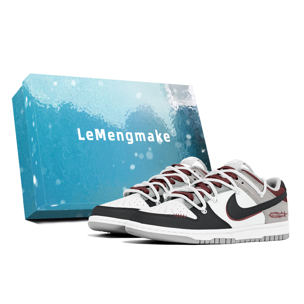 Nike Dunk Lemon Joy Slip Resistant Low Top Skateboard Shoes Women's White